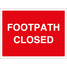 Temporary Footpath Closure BKD19